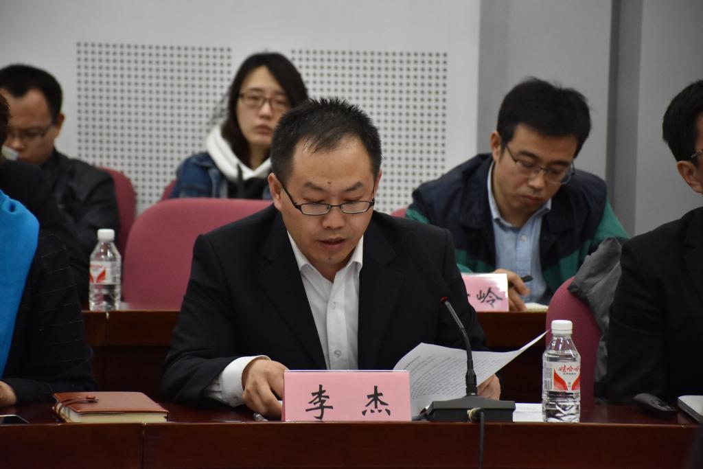必赢线路检测中心副经理李杰介绍“竞赛”筹备情况